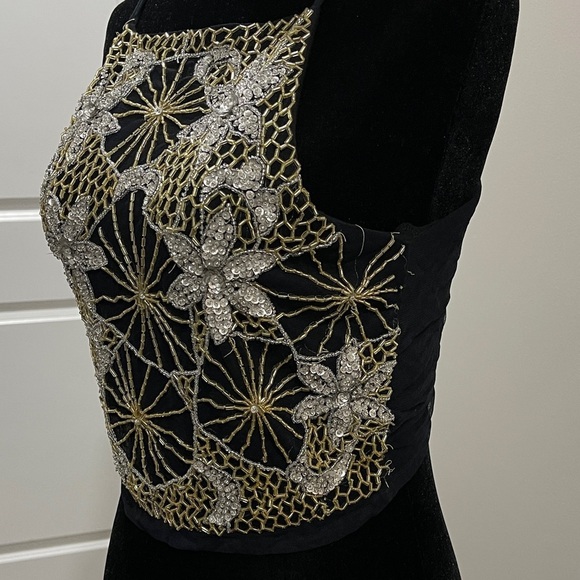 TOP SHOP women’s sequins top size 6 - Picture 2 of 5